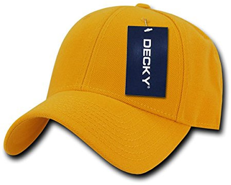 DECKY Low Crown Pro Baseball Cap, Gold