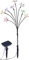 Lunartec Lichterstrauch aussen: Solar-LED-Lichterstrauch mit 8 Blüten und Erdspieß, multicolor, 50 cm (LED Strauch außen, Solar Lichterbaum, Solarlichter für Garten)