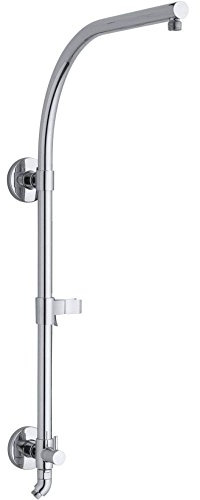 KOHLER K-45211-CP HydroRail-R Arch Shower Column, Wall-Mount Shower Column for Showerhead and Handshower, Polished Chrome