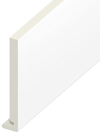 18mm uPVC Fascia Board - White, 200mm