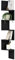 [en.casa] Stylisches Wandregal schwarz matt im Retro-Design