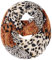Lerben® Womens Retro Soft Chiffon Loop Infinity Scarf Wave Snood Wrap Scarves (Leopard)