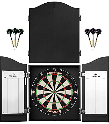 Mission Darts Dartscheibe Center Black