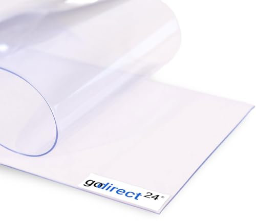 Zettl PVC-Streifen Meterware, 200x2mm, transparent, zur Verwendung als Streifenvorhang/Lamellenvorhang