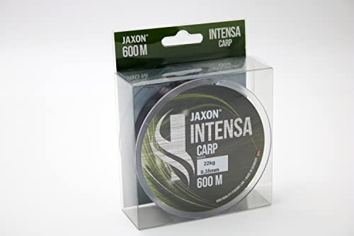 Jaxon - Bobina di filo per pesca alla carpa, 600 m, marrone, 0,35mm / 22kg
