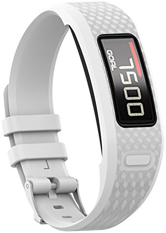Yikamosi Kompatibel mit Garmin vivofit 1/vivofit 2 Armband,Soft-Silikon Watch Armband Atmungsaktiv Ersatz Strap für Garmin vivofit 1/vivofit 2(Small,White)