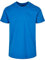 Build Your Brand Men's Basic Round Neck T-Shirt, Cobalt Blue, M