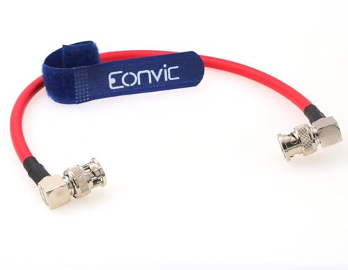 Eonvic 12G Neutrik BNC Koaxialkabel HD SDI-Kabel Überwachungskabel für 4K CCTV-Signal-Videokamera (50 cm)