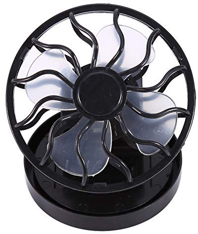 Restokki Mini Ventilatore a Clip Solare/Elettrico, Ventilatore a Batteria per Condizionatore d'Aria Portatile, Ventilatore da Campeggio Silenzioso, Ventilatore da Scrivania Personale
