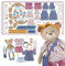 kullaloo Puppen-Nähset für Fortgeschrittene ✦ mit Video-Anleitung ✦ Cut & Sew Stoffpaneel Puppe mit Kleidung: Dress Me Bestie Betsy Bear