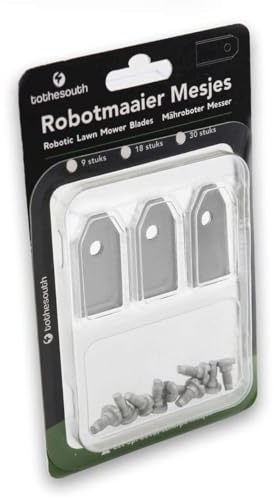 30x To the South® Mähroboter Klingen Stahl passend für Garden Feelings R800 EASY (Aldi Mähroboter) - 30 Stück