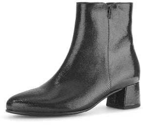Gabor Damen Klassische Stiefeletten, Frauen Stiefeletten,Kurzstiefel,uebergangsschuhe,uebergangsstiefel,reißverschluss,schwarz,37 EU / 4 UK