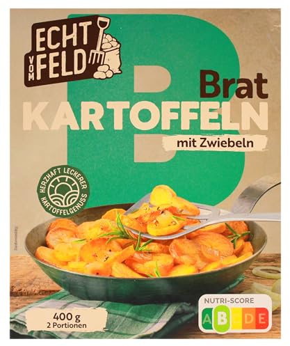 Echt vom Feld Brat-Kartoffeln mit Zwiebeln, 5er Pack (5 x 400g)