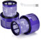 Laukowind V10 SV12 Filtro per Dyson, Filtri di Ricambio Lavabile per Aspirapolvere Dyson V10 SV12 Cyclone Series, V10 Absolute/Animal/Motorhead/Total Clean, Con Spazzolino di Pulizia, Part # 969082-01
