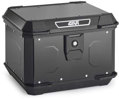 Generico Givi Alp44B Alpine Black Line Top Case Noir Mono Lock avec plaque universelle
