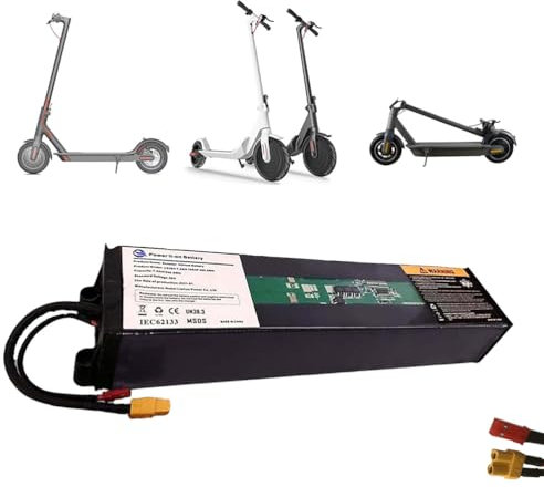 JHKJ Batteria di Ricambio per Monopattino Elettrico da 36 V, 6 Ah, 7,8 Ah, 9 Ah, 9,6 Ah, Pacco Batteria agli ioni di Litio per Monopattino Elettrico M365, Hoverboard e Skateboard.,Xt30,36V 6Ah