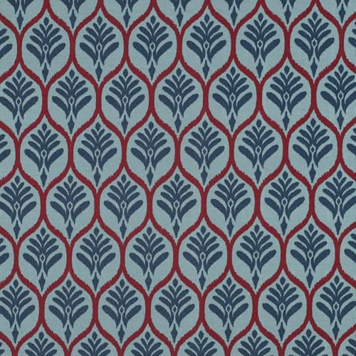 MAGAM-Stoffe Ornamente Jersey OEKO-TEX Meterware ab 50cm (Petrol)