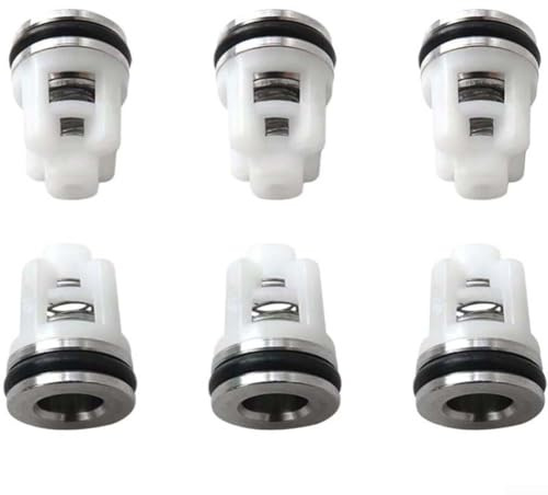 Replacement Valve Kit 7104223 Fit Pump 520006 530008 530009, Pressure Washer Valve Repair Kit, Water Pump Check Valve Set with O-Rings, 6-Piece Cleaning Valve Replacement Parts