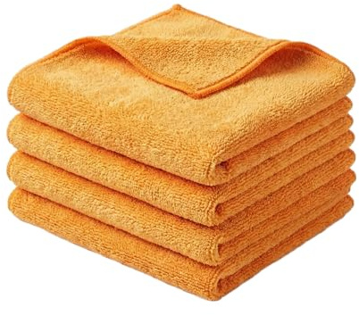 APP MF Cloth - Chiffon microfibre 40 x 40 cm 360 g/m² Orange, lot de 3