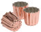 patisse 719197 43187 Lot de 3 Moules à Canelés Cuivre Ø 5,5 cm, 5,5cm