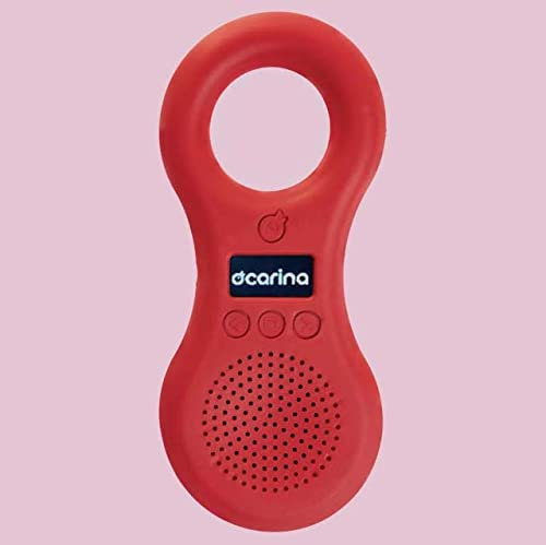 Ocarina Player - Classic Edition 2025 (Rosso Fuoco) - Il Lettore Audio dei bambini made in Italy. Portatile, antiurto, sostenibile. Connessione Bluetooth.