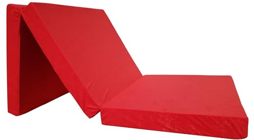 Natalia Spzoo Faltmatratze 195 x 65 x 10 cm – Klappmatratze mit Schaumstoffkern & abnehmbarem Bezug