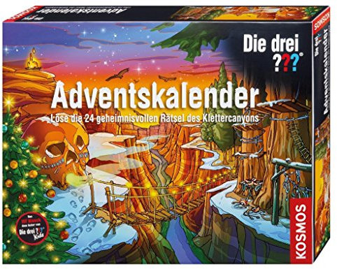 Kosmos 631888 - Die DREI Adventskalender 2015 - Löse die 24 geheimnisvollen Rätsel des Klettercanyons