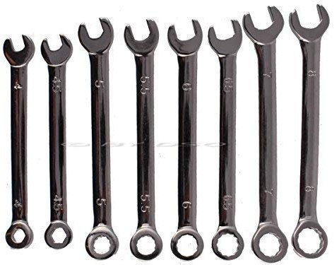 8 Piece Mini Metric Combination Spanner Set 4-8 mm SP157