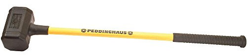Peddinghaus Rückschlagfreier Schonhammer 'Fiber' 105 mm - Mit Glasfaserstiel, 4.700 g, Eckige Form