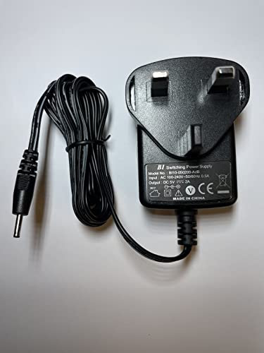 Replacement for 5V 2A Mains AC-DC Switching Adaptor Charger for Archos 10.1 Titanium Tablet PC