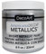DecoArt Americana Décor Metallic Jar of Paint, Acrylic, Sterling Silver, 236 ml (Pack of 1)