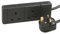 Ex-Pro 2 Gang Way 20m Metre 13A Mains Power Garden/Outdoors Extension Socket Lead Cable Black Rubber