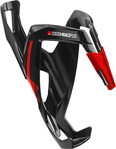 Elite Custom Race Plus Resin Cycling Bottle Cage (Black/Red)