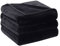 HOZY Kuscheldecke 220x240cm Schwarz, Fleece Decke Sofa Decke, Warme Bettdecke Fleecedecke Couch Decken Flauschige Decke, Tagesdecke Sofaüberwurf Hundedecke Sofadecke Couchdecke flauschig