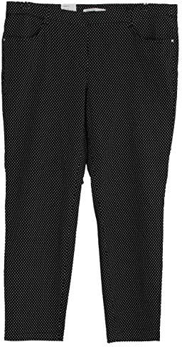STARK Damen Hose S-Janna 72 Übergröße Oversize Rot Schwarz/Kariert Gepunktet (54, Schwarz)