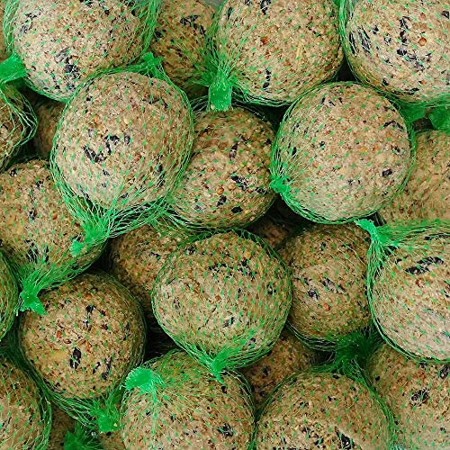 Vogelfutter, Fettfutter für Wildvögel, Meisenknödel 200 x ca.90 Gramm mit Netz