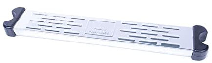 F Fityle Edelstahl Schwimmbad-Pedal, Ersatz-Leiter-Sprossen, rutschfeste Poolleiter für Schwimmbad Weiß