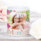Thoughtful Gifts Personalised Mummy Photo Mug – Add Your Picture – Custom Floral Coffee Cup Gift for Mum, Mother’s Day, Birthday or Christmas