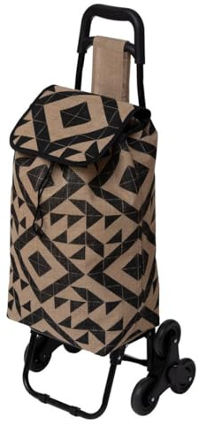 5 five simply smart 5five - 6-rad-einkaufswagen terre inconnue jute