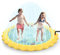 SOKA Große runde Sprinkle and Splash Wasser Spielmatte Sprinkle Splash Pad Sommer Spray Aufblasbares Wasserspielzeug für Kinder Hunde Haustiere und Outdoor Garten Familienaktivitäten - Gelb