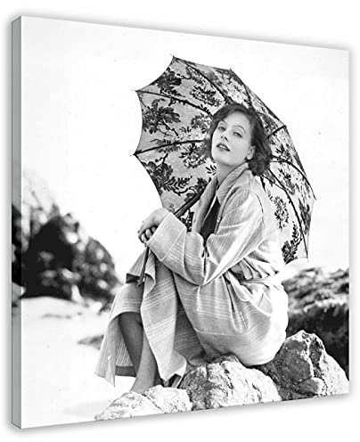 Schauspieler Greta Garbo 54 Leinwand-Poster, Wandkunst, Deko, Bild, Gemälde für Wohnzimmer, Schlafzimmer, Dekoration, Rahmen: 70 x 70 cm