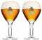 Lot de 2 verres à bière officiel Leffe 33 cl