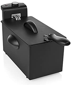 NORDLAND FR-6879dr Friggitrice Elettrica ad Immersione, 2000 W, 3 Litri, Inox Colore NERO