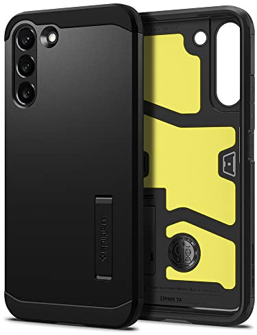 Spigen Tough Armor Hülle Kompatibel mit Samsung Galaxy S22 -Schwarz