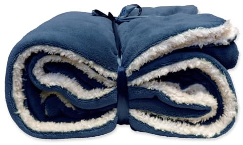 Kuscheldecke Wohndecke Lars - Unique Living 150x200cm Dark Blue