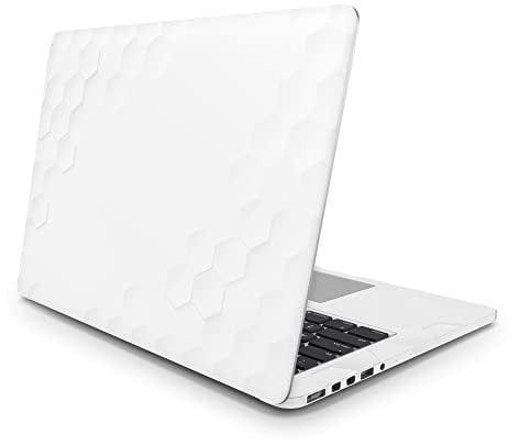 Sticker Master Geometric White Laptop Vinyl Sticker Skin Cover 13 14 15 Inch Notebook Decal for MacBook Asus Acer Hp Lenovo Huawei Dell Ms Toshiba 15.6 inch (38x27 cm)