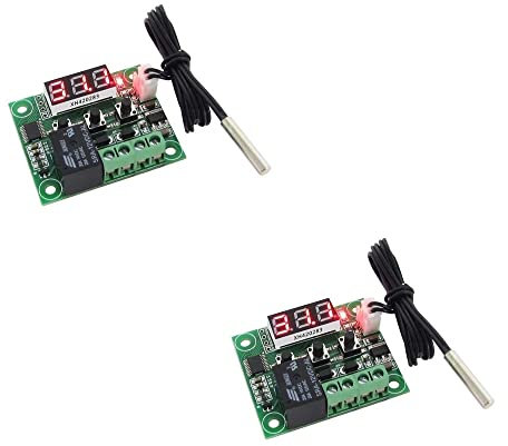 Fasizi 2 pz -50-110 ° C W1209 DC 12 V Mini Termostato Digitale Regolatore di Temperatura Interruttore Interruttore Modulo Sensore