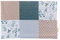 ULLENBOOM ® Kissenbezug 40x60 Kinder & Baby Eukalyptus (Made in EU) - Kopfkissenbezug aus Baumwolle mit Reißverschluss, Bezug auch für Dekokissen geeignet, Motiv: Sterne, Patchwork Design