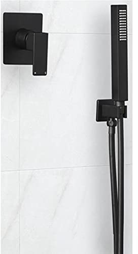 MILANO Manual Mixer Valve Hand Shower Handset Black