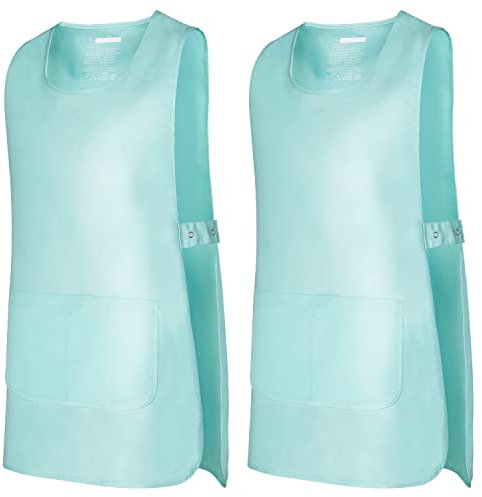 MISEMIYA - Paket 2 Einheiten - REINIGUNGSSCHÜRZE ARBEITSEINHEITLICHE KLINISCHE MEDIZINISCHE Reinigung TIERÄRZTLICHE SANITÄRE GASTFREUNDSCHA - X-Large, Türkis